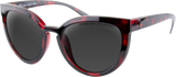 Sail Sunglasses - Gloss Red Tortoise - Smoke Polarized