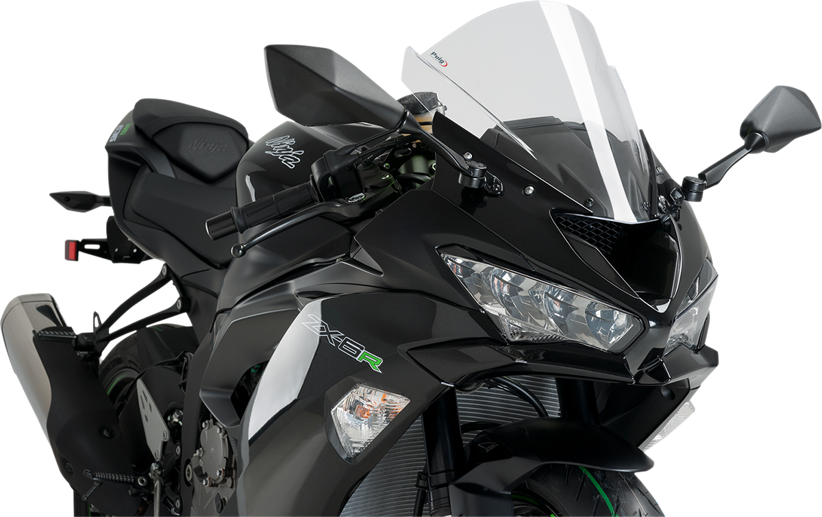 Race Windscreen - 13-3/4\" - Clear - ZX-6R 2019 - 2019