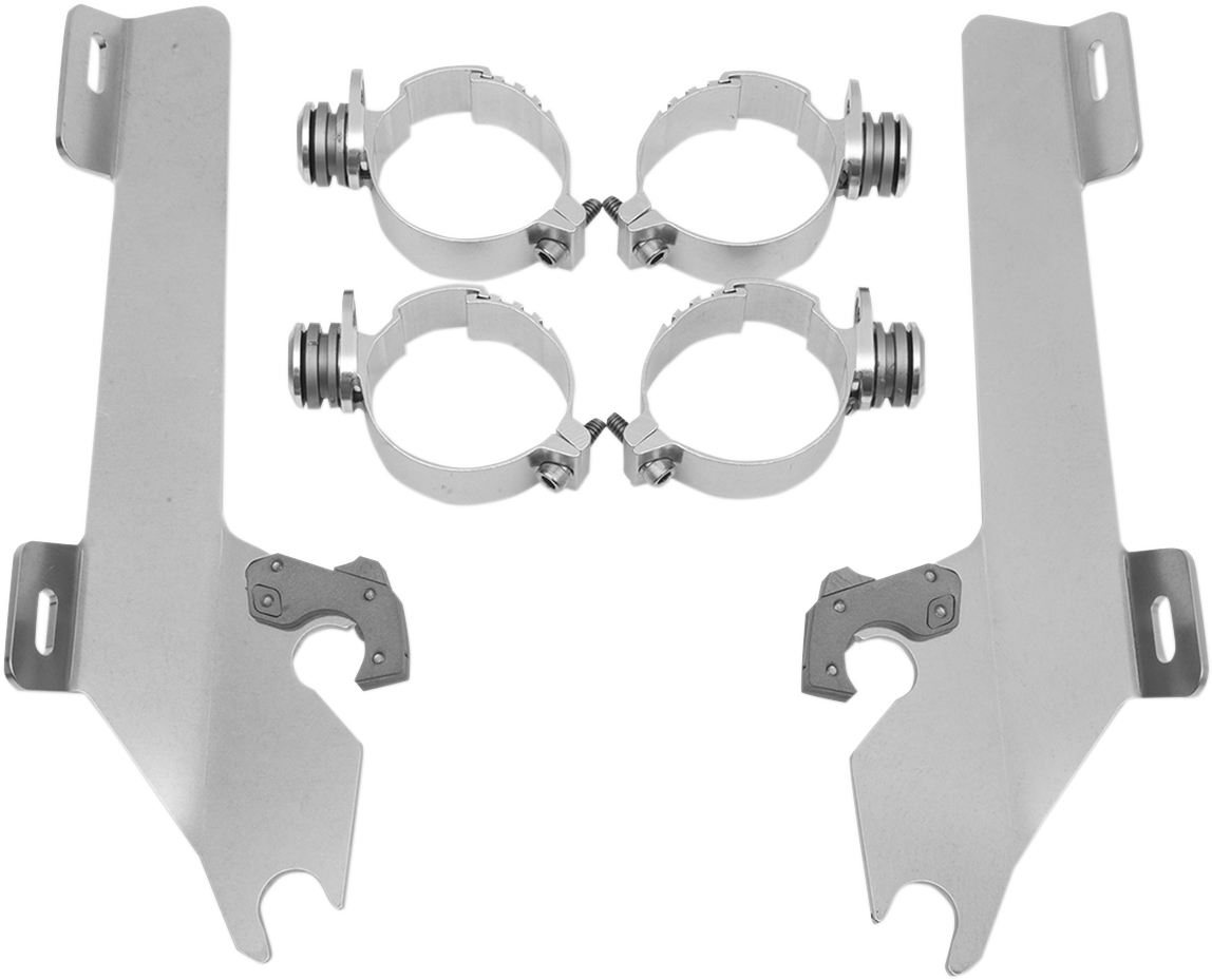 Batwing Trigger Lock Mounting Kit - VTX 1800 - Polished 2002 - 2008