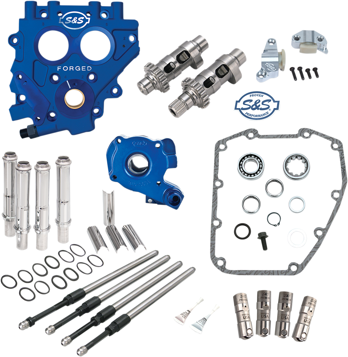 Cam Chest with Plate Kit - 551CE - Easy Start Cams - Twin Cam 1999 - 2006