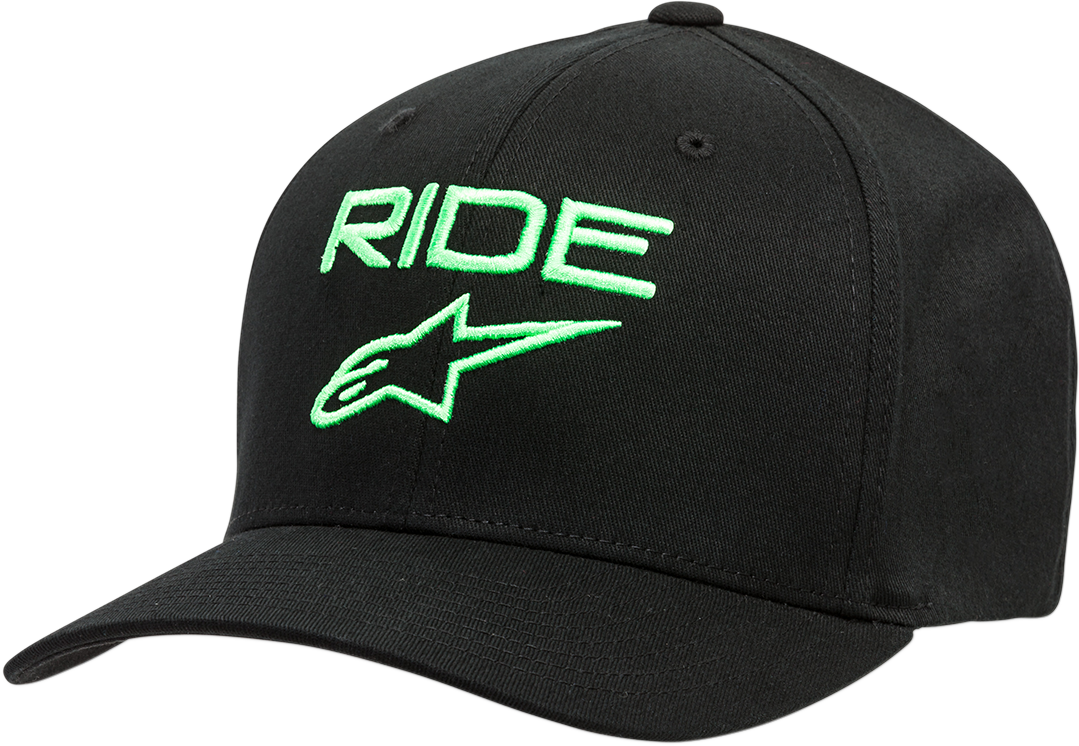 Ride 2.0 Hat - Black/Green - Small/Medium