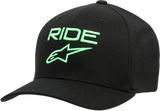 Ride 2.0 Hat - Black/Green - Small/Medium