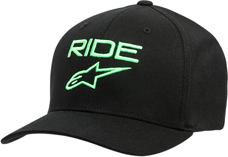 Ride 2.0 Hat - Black/Green - Small/Medium