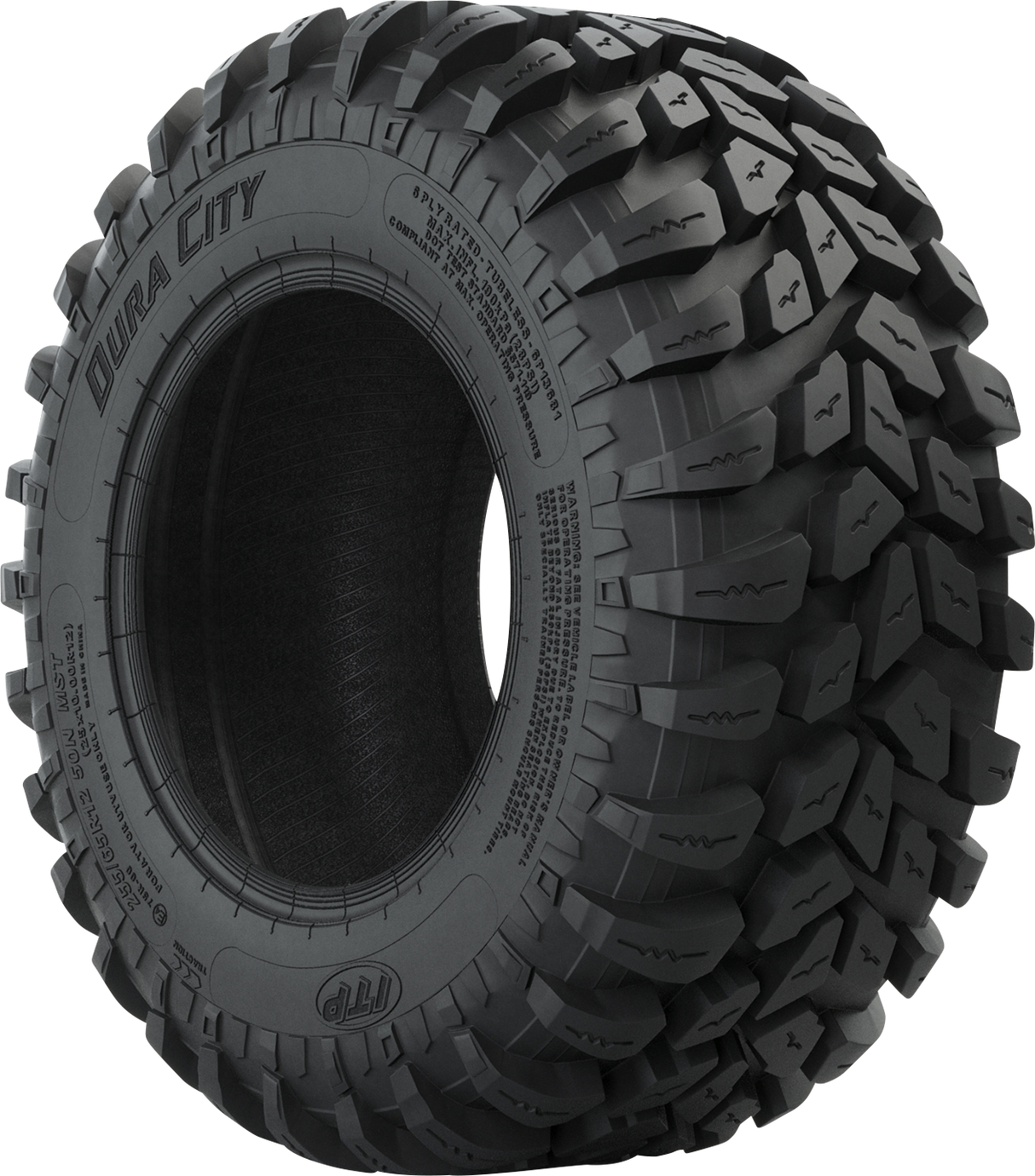 Tire - Duracity - Front - 25x8R12 - 6 Ply