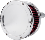 BA Series Air Cleaner Kit - Chrome - Red Filter 2017 - 2022