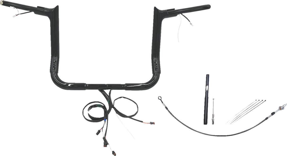 Handlebar Kit - Pointed Top - 12\" - Black 2021 - 2022