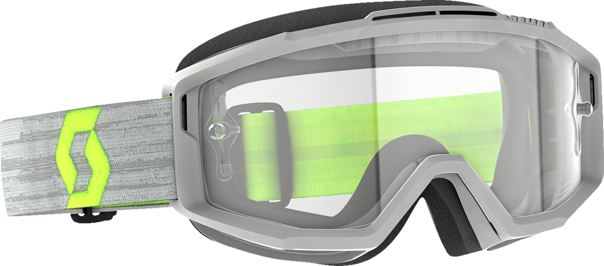 Split OTG Goggles - Gray/Yellow - Clear Works