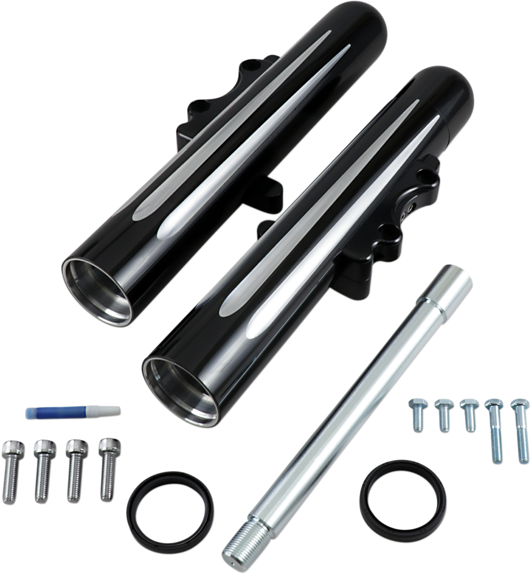 Fork Legs - Black Anodized - Deep Cut - Dual Disc 2014 - 2023