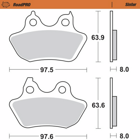 Brake Pads - Sintered Series 2006 - 2007