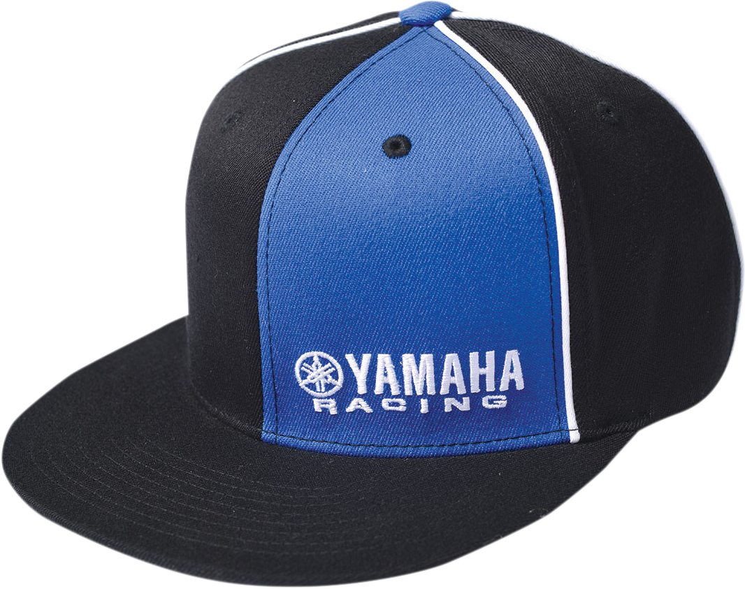 Yamaha Racing Flexfit® Hat - Black/Royal Blue - Small/Medium