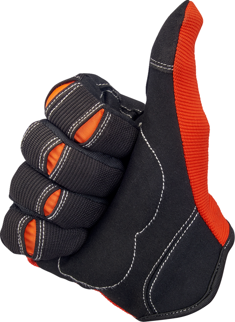 Moto Gloves - Orange/Black - XS