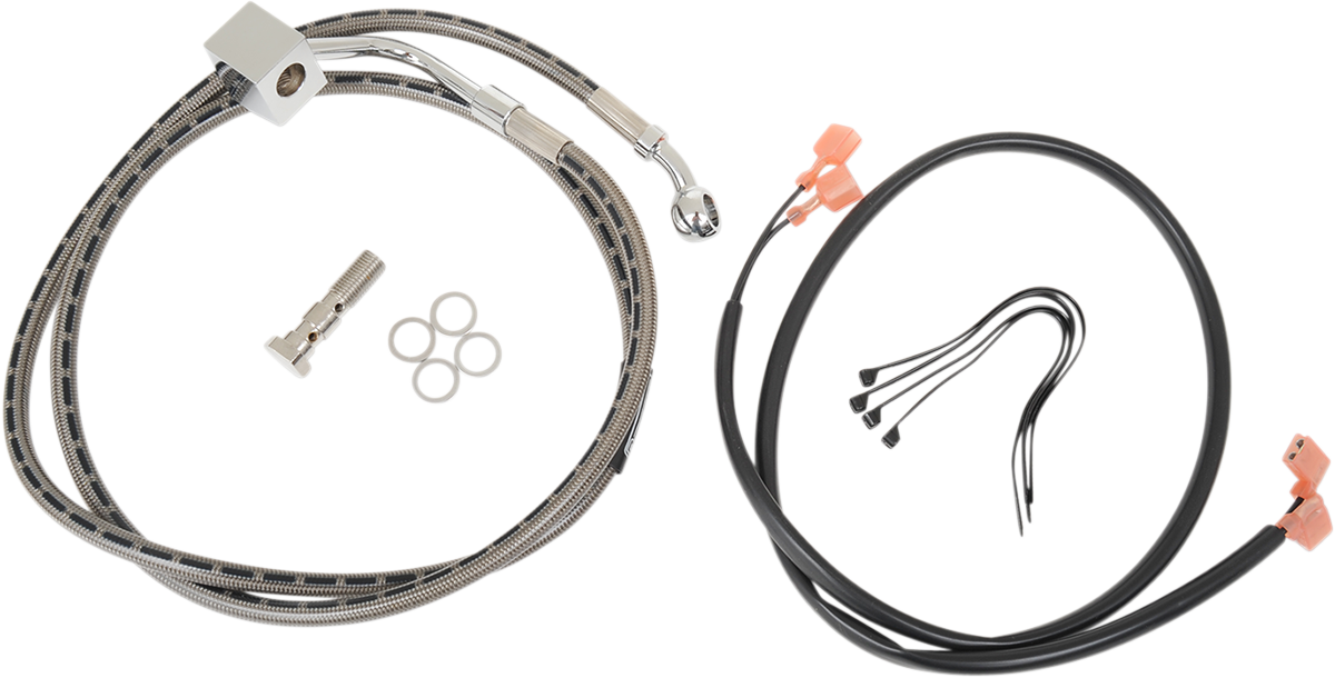 Brake Line - Rear - Stainless Steel 1987 - 1999