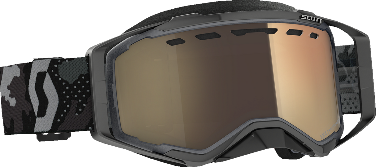 Prospect Snow Cross Goggle - Dark Gray/Black - Light Sensitive Bronze Chrome