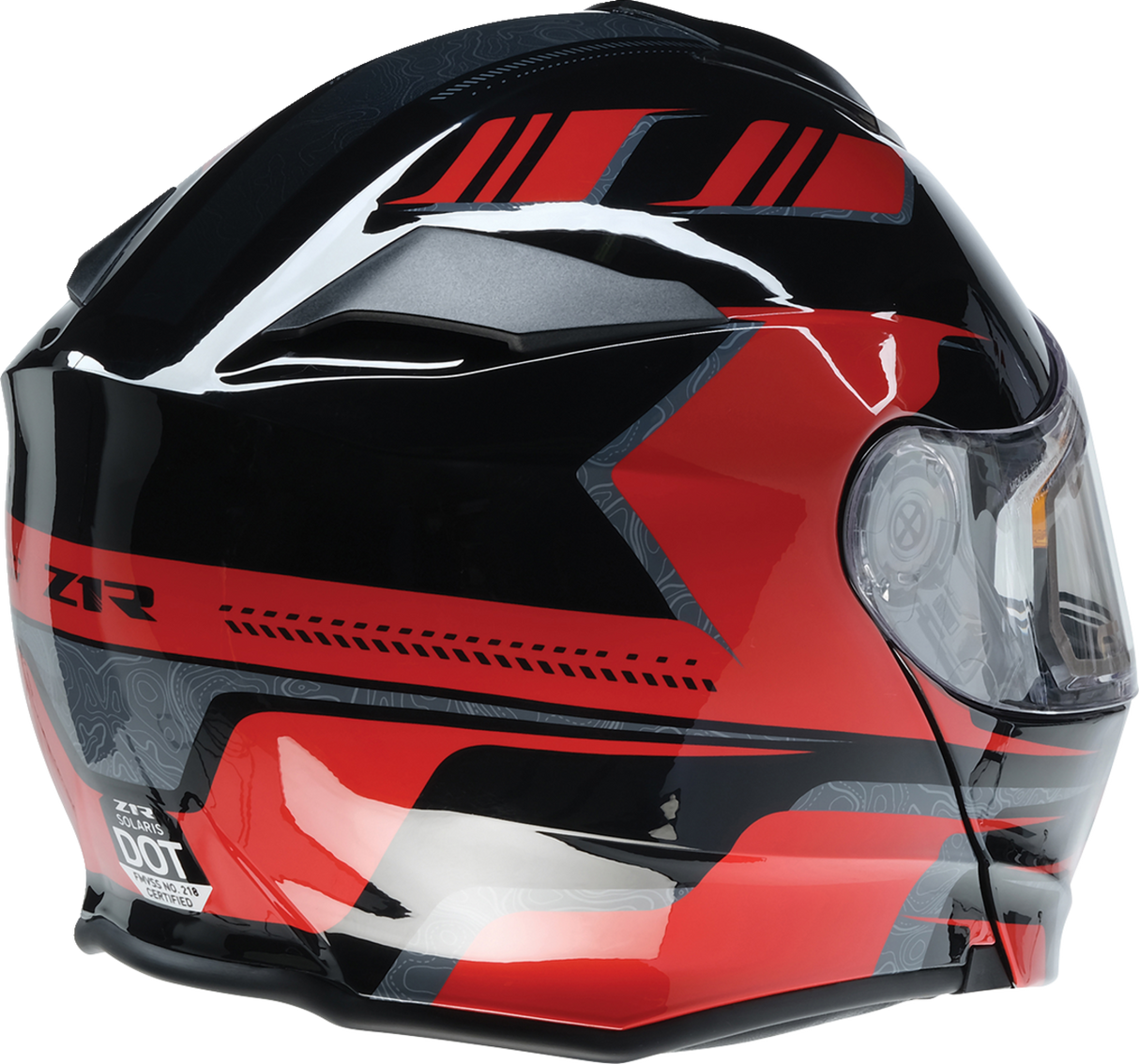 Solaris Snow Helmet - First Tracks - Black/Red - XS