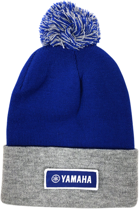 Yamaha Pom Beanie - Royal/Gray