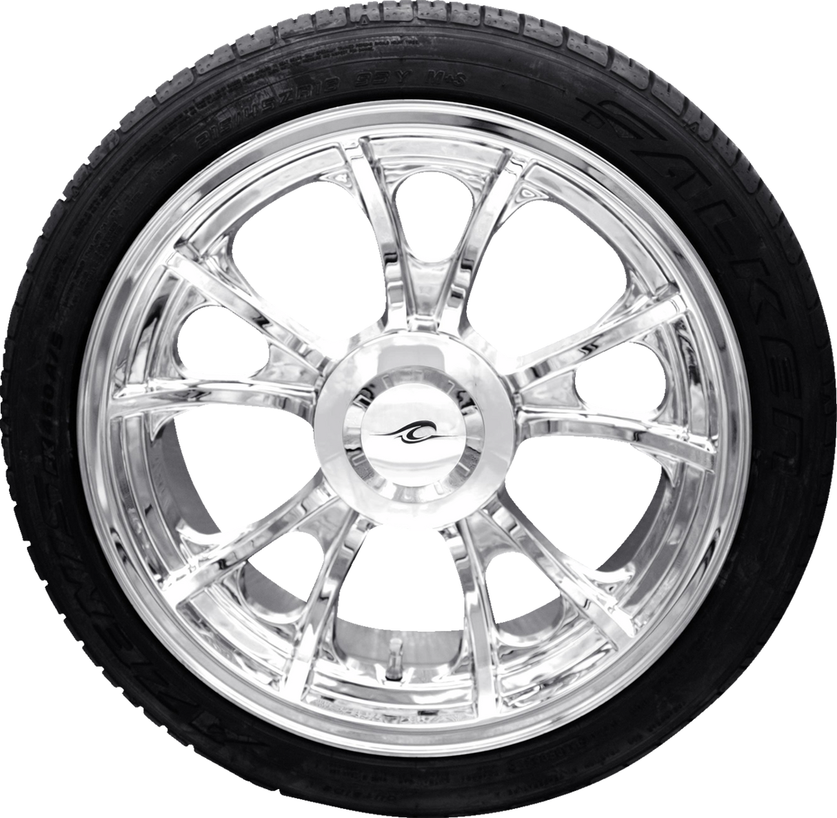 Largo 3D Rear Wheel (18\"/Chrome)/Falken Tire (215/45ZR18) - Trike 2009 - 2023