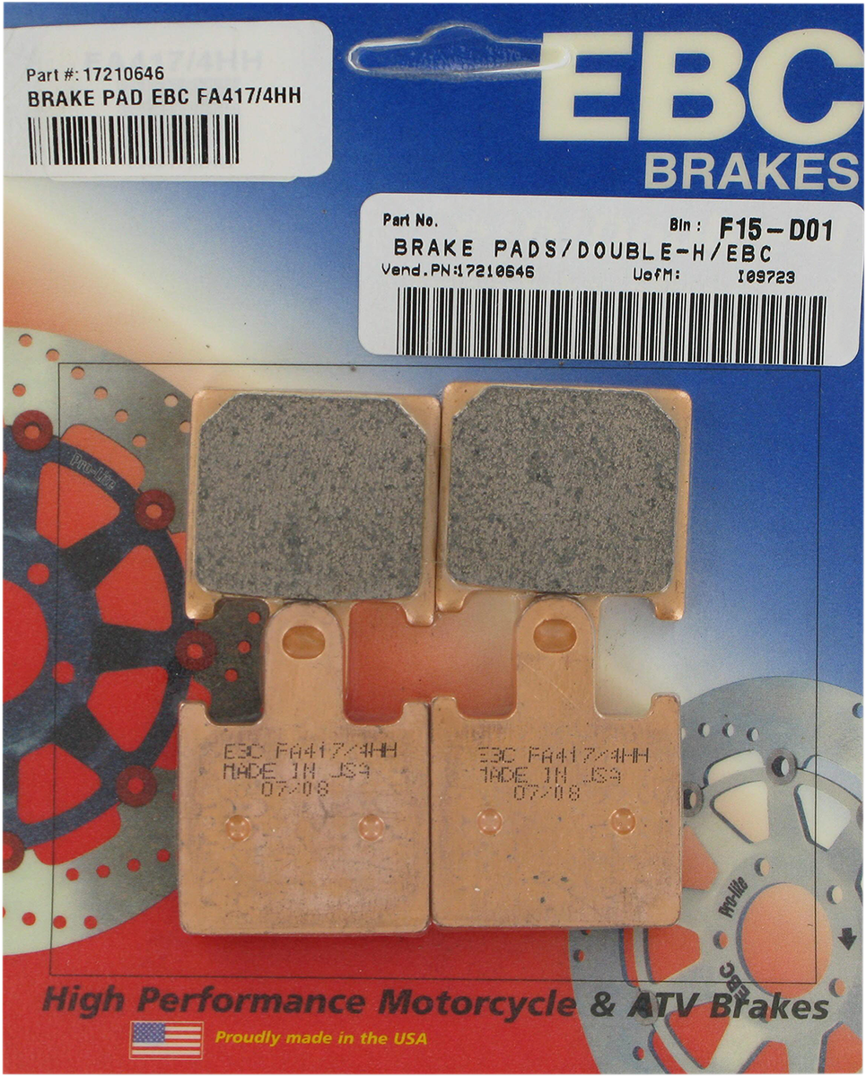 HH Brake Pads - FA417/4HH 2007 - 2021