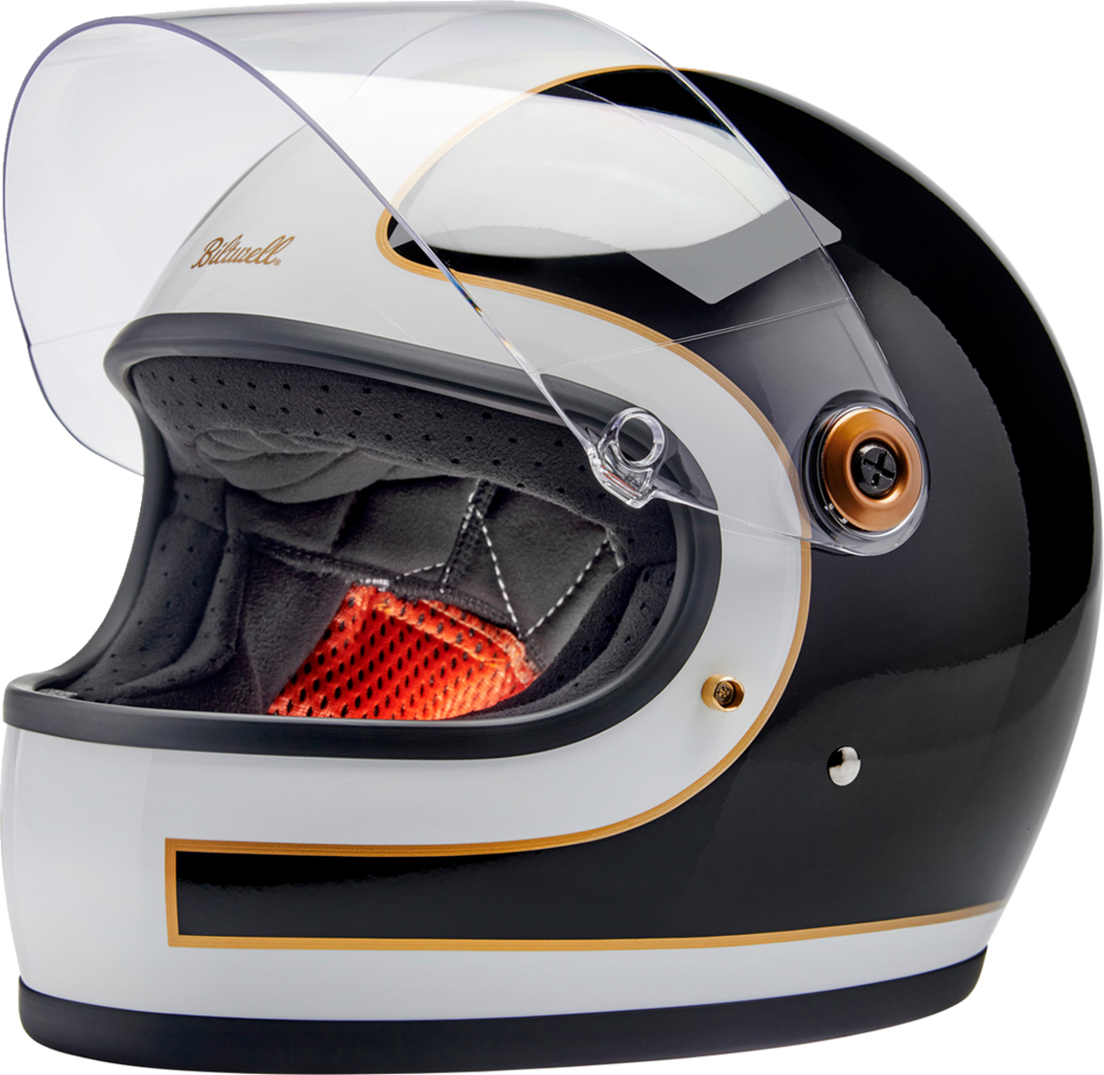 Gringo S Helmet - Gloss White/Black Tracker - Small