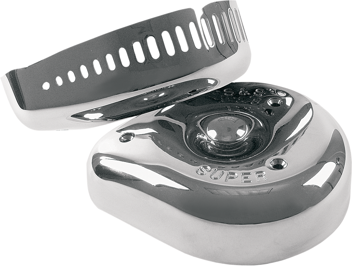 Slasher Air Cleaner Cover - Chrome