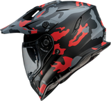 Range Helmet - Camo - Red - 2XL