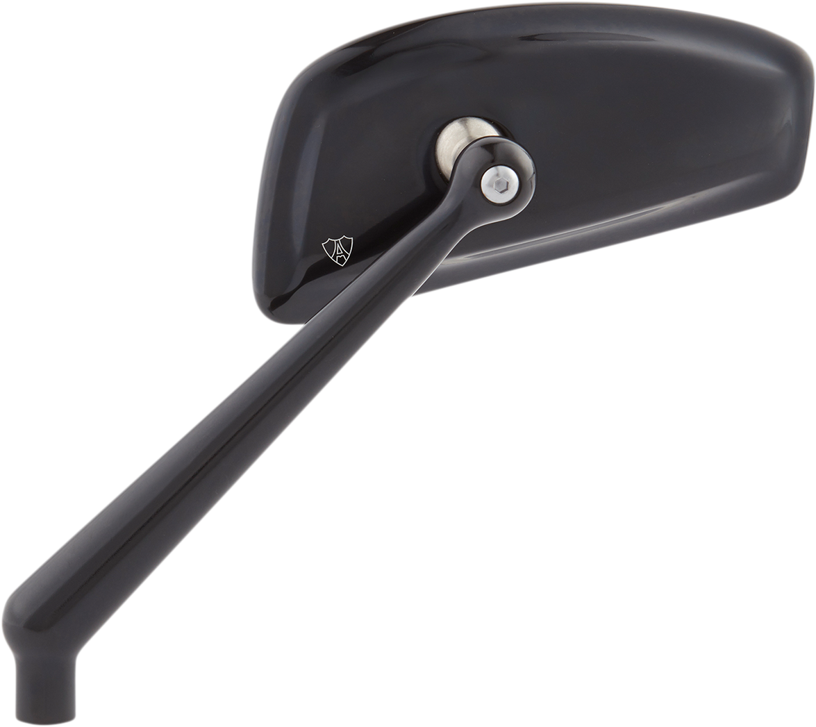 Mirror - Tearchop - Side View - Teardrop - Black - Left