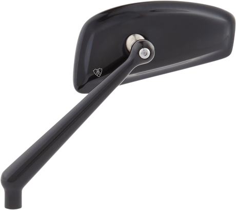 Mirror - Tearchop - Side View - Teardrop - Black - Left