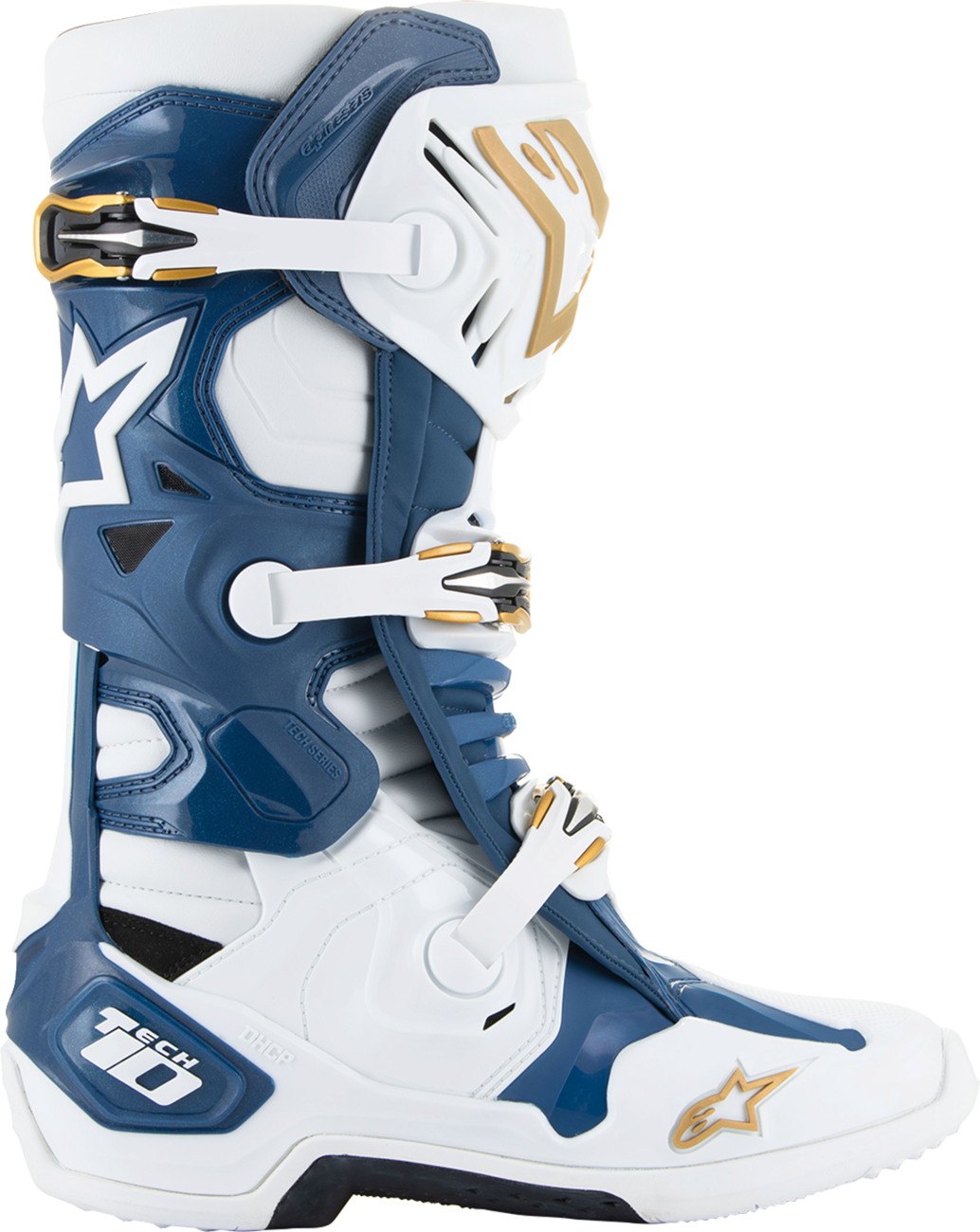 Arlington LE Tech 10 Boots - White/Blue/Gold - US 9