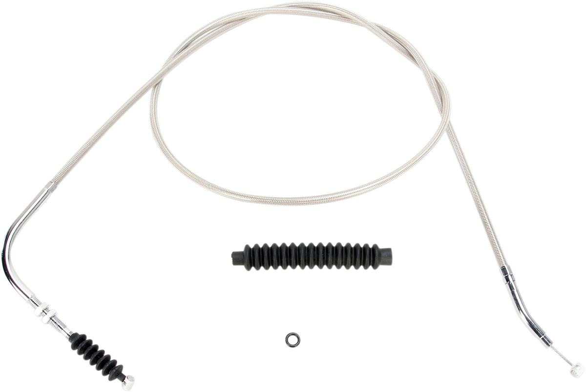 Clutch Cable - +4\" - Suzuki - Stainless Steel 2006 - 2019