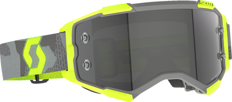 Fury Goggle - Light Gray/Neon Yellow - Light Sensitive Gray