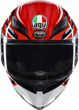 K1 S Helmet - Lion - Black/Red/White - Large