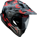 Range Helmet - Camo - Red - 2XL