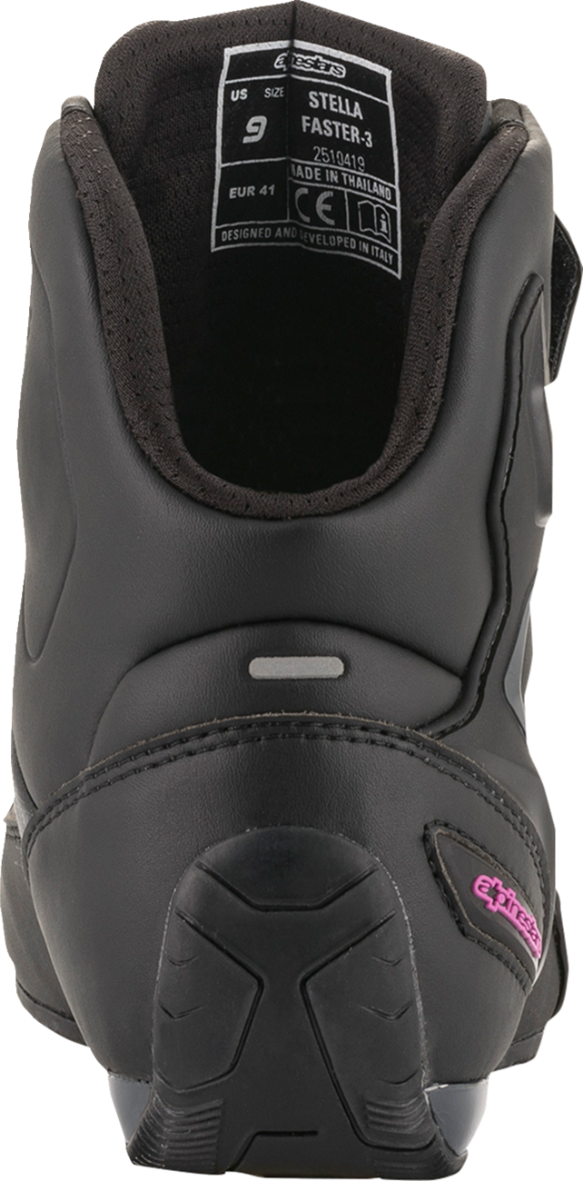 Stella Faster-3 Shoes - Black/Pink - US 9.5