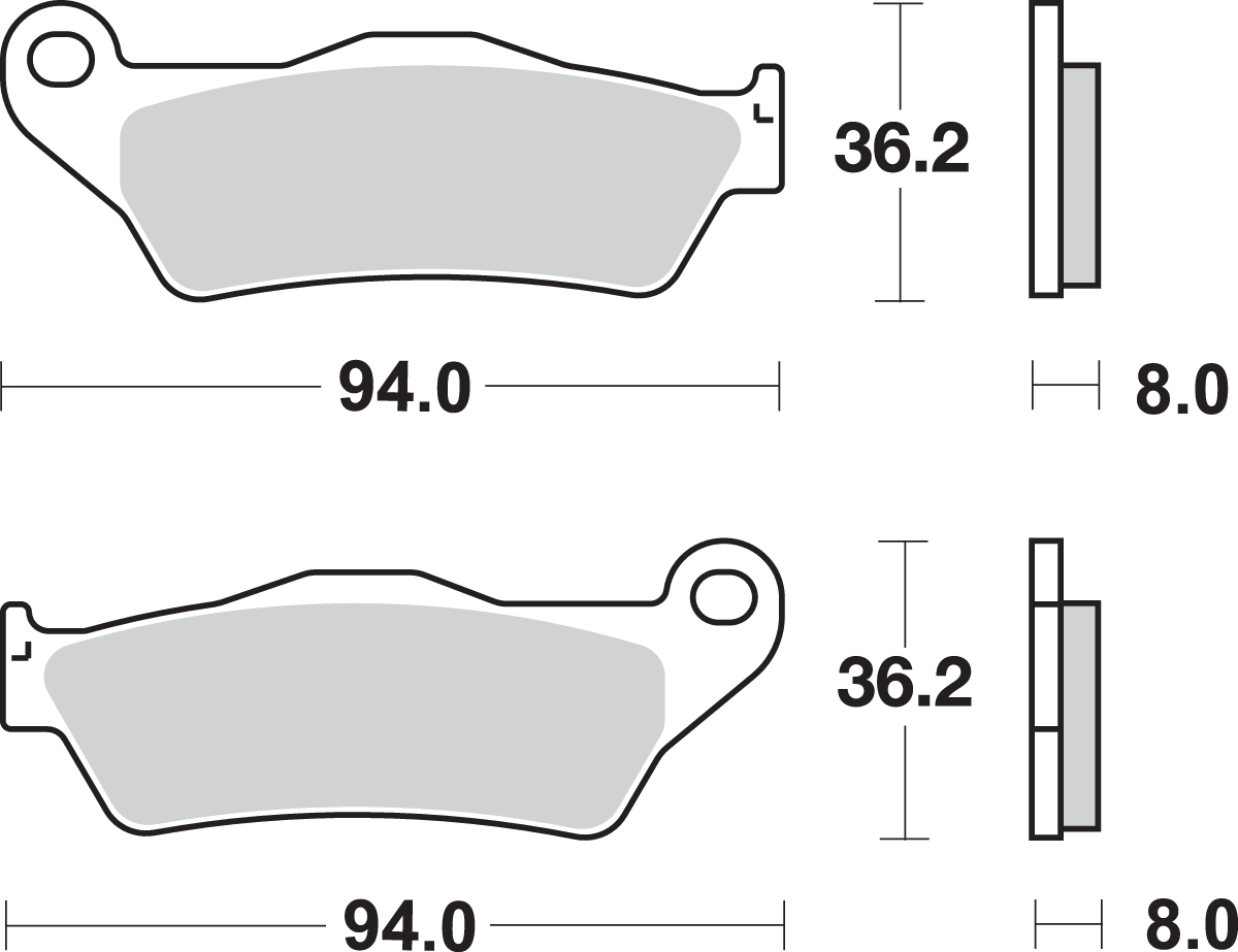 LS Brake Pads - 671LS 2020 - 2021