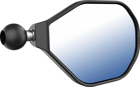 Tough-Mirror™ - Side View - Oval - Black - Right with Ball