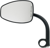 Mirror w/mount - Tear Drop - Black