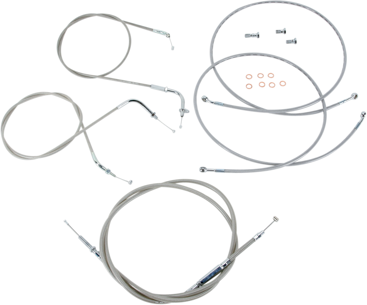 Cable Line Kit - 18\" - 20\" - XVS1300 - Stainless Steel 2007 - 2017