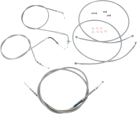 Cable Line Kit - 18\" - 20\" - XVS1300 - Stainless Steel 2007 - 2017