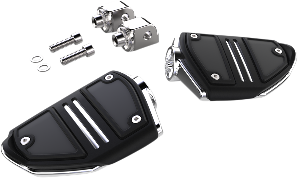 Twin Rail Footpeg - With Mount - Chrome - Softail 2018 - 2020