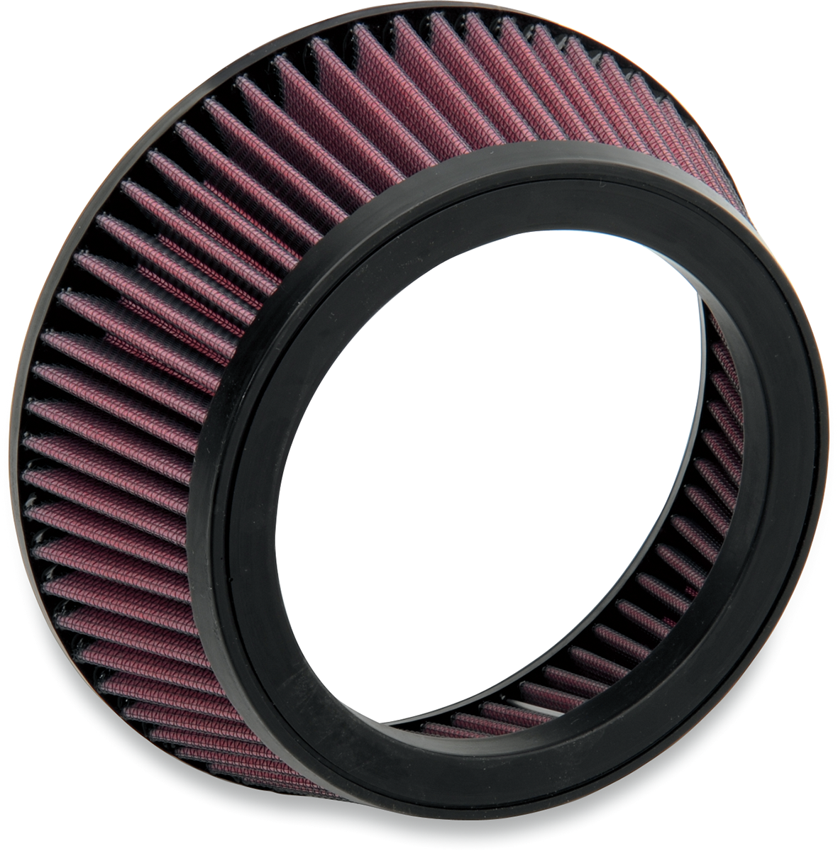 Replacement Air Filter - Red - LA Choppers/Affliction Air Cleaners - Dyna/Softail/Touring/Trike 2008 - 2017