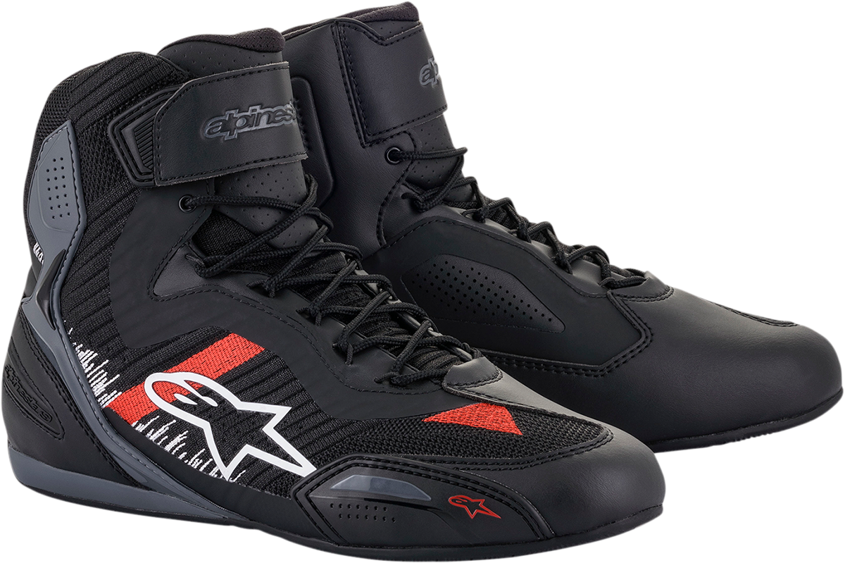 Faster-3 Rideknit® Shoes - Black/Gray/Red - US 12.5