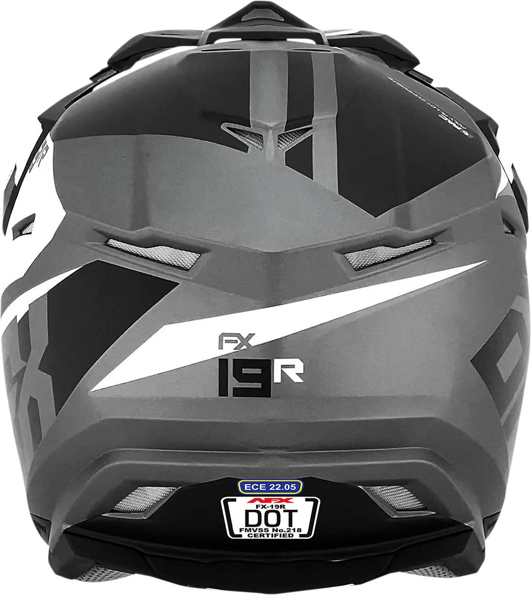 FX-19R Helmet - Racing - Frost Gray - Large