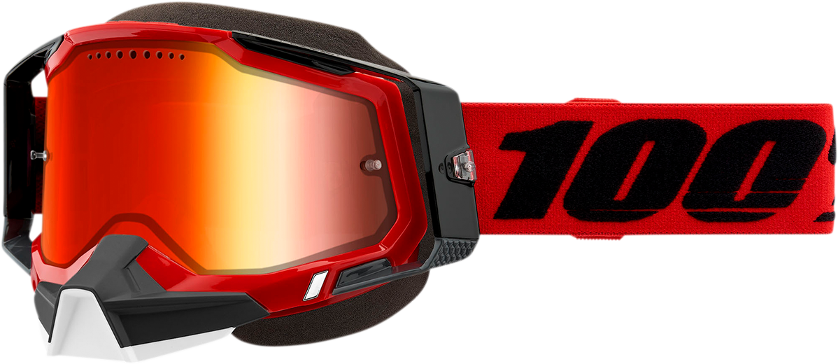 Racecraft 2 Snow Goggles - Red - Red Mirror