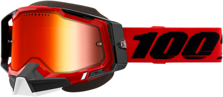 Racecraft 2 Snow Goggles - Red - Red Mirror