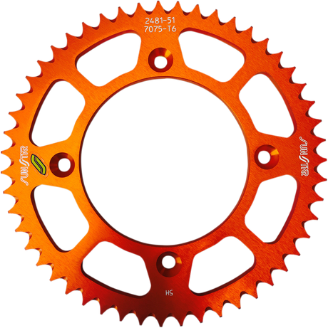 Rear Sprocket - 51 Tooth - Gas Gas/Husqvarna/KTM - Works/Orange 2003 - 2024