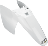 Rear Fender - With Side Panels - KTM White \'98-\'19 2002 - 2008