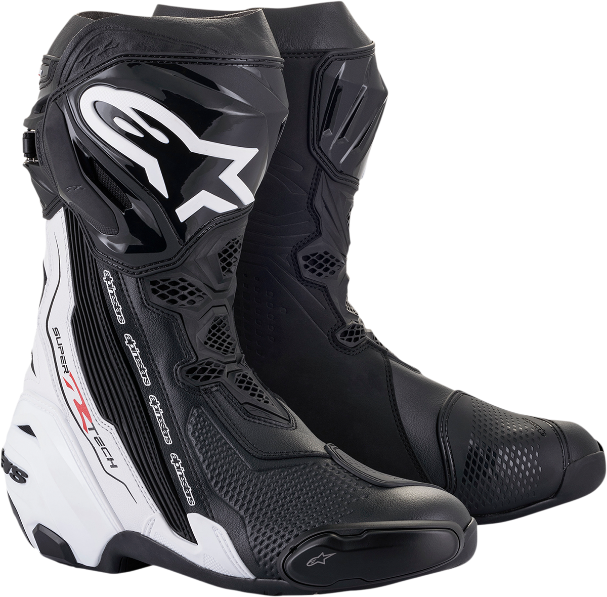 Supertech R Boots - Black/White - US 6.5 / EU 40