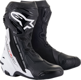 Supertech R Boots - Black/White - US 8 / EU 42