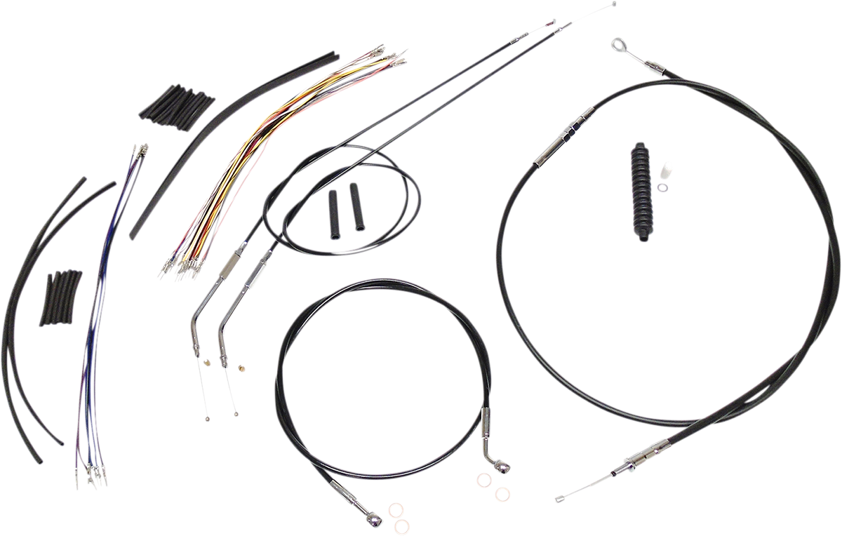 Control Cable Kit - XR - Black/Chrome 2007 - 2013