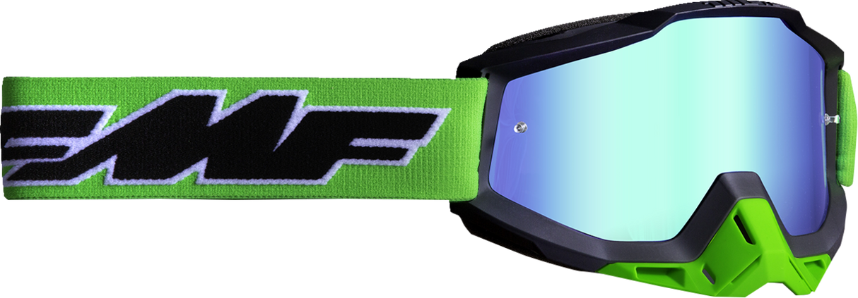 PowerBomb Goggles - Rocket - Lime - Green Mirror