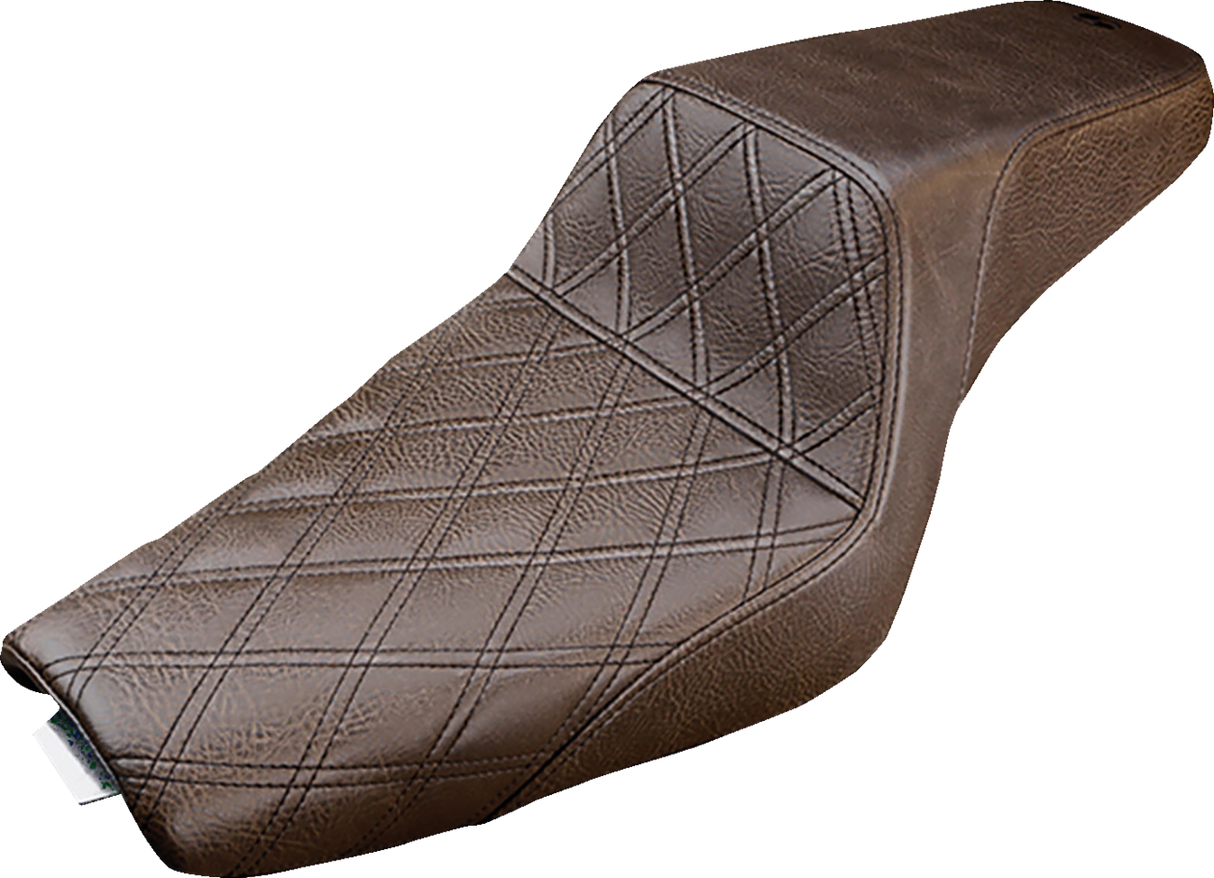 Step-Up Seat - Front Lattice Stitch - Brown - XL 2004 - 2020